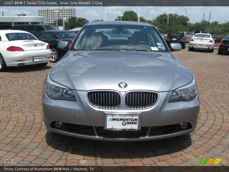 Silver Grey Metallic / Grey 2007 BMW 5 Series 530i Sedan