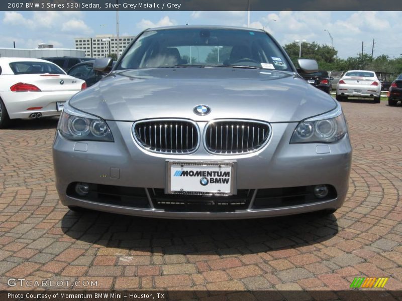 Silver Grey Metallic / Grey 2007 BMW 5 Series 530i Sedan