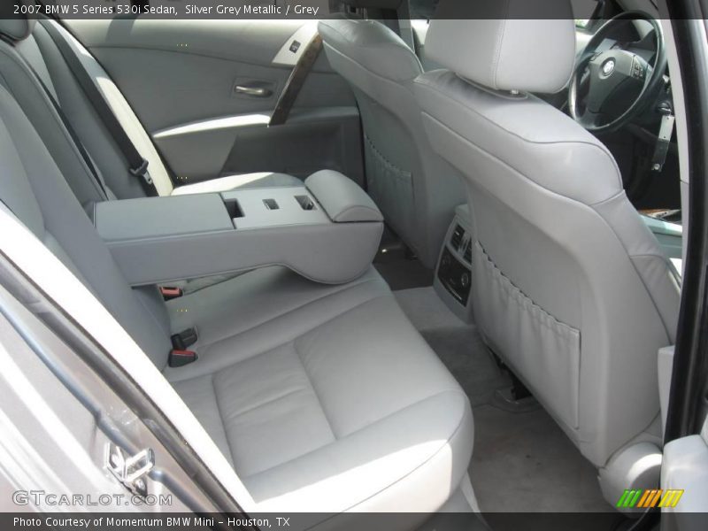 Silver Grey Metallic / Grey 2007 BMW 5 Series 530i Sedan