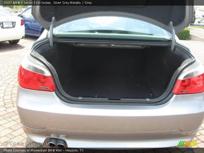 Silver Grey Metallic / Grey 2007 BMW 5 Series 530i Sedan