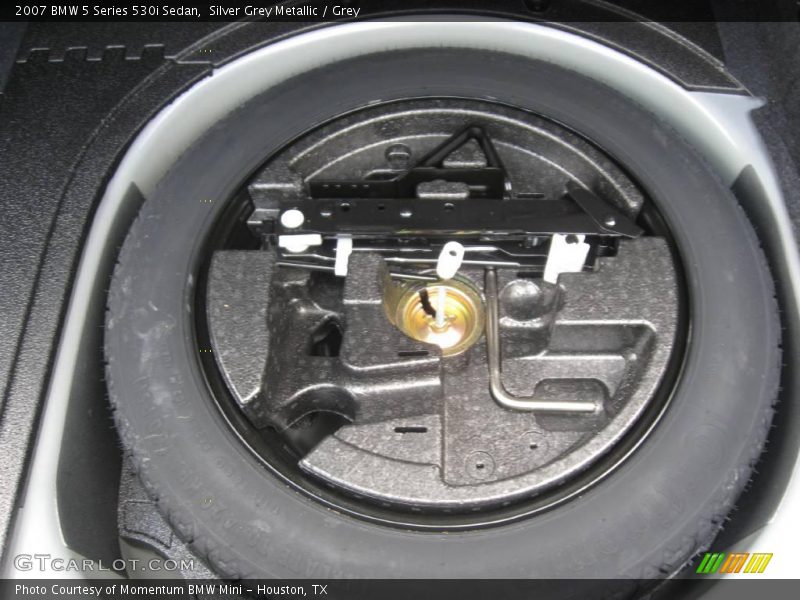 Silver Grey Metallic / Grey 2007 BMW 5 Series 530i Sedan