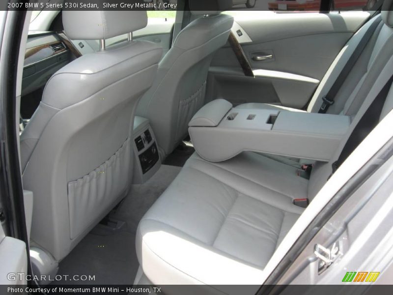 Silver Grey Metallic / Grey 2007 BMW 5 Series 530i Sedan