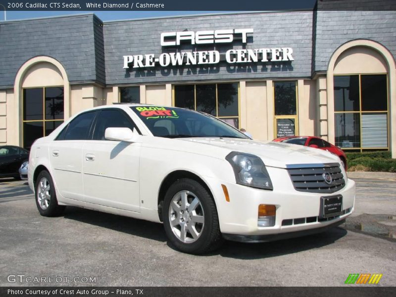 White Diamond / Cashmere 2006 Cadillac CTS Sedan