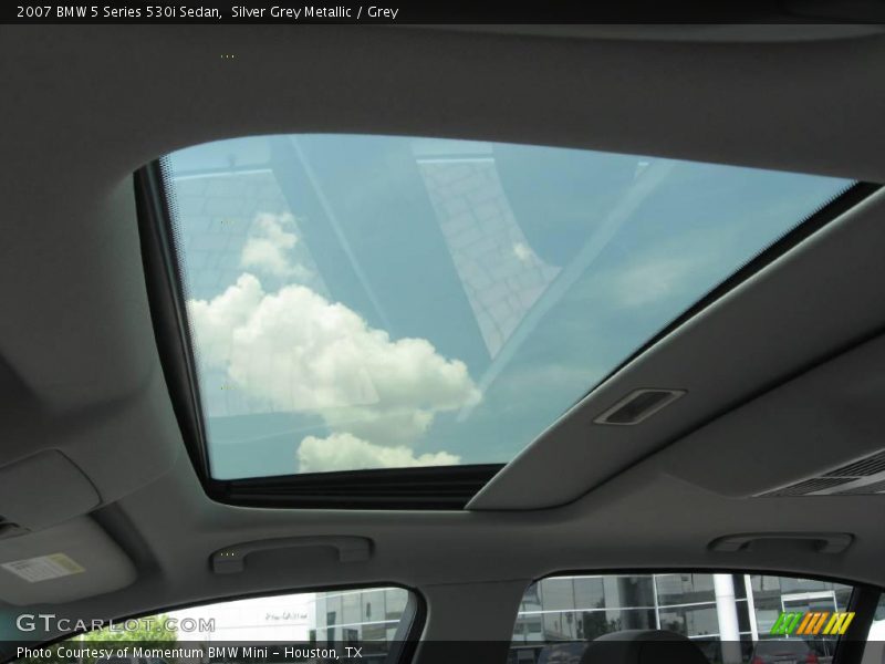 Silver Grey Metallic / Grey 2007 BMW 5 Series 530i Sedan