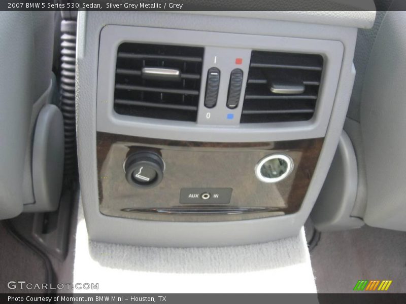 Silver Grey Metallic / Grey 2007 BMW 5 Series 530i Sedan