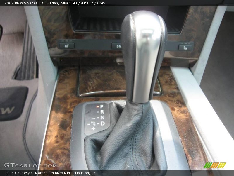 Silver Grey Metallic / Grey 2007 BMW 5 Series 530i Sedan