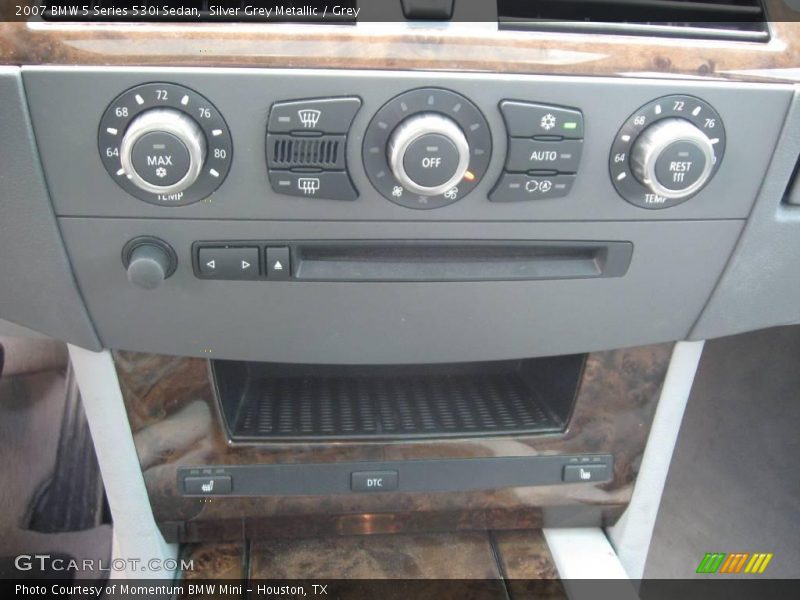 Silver Grey Metallic / Grey 2007 BMW 5 Series 530i Sedan