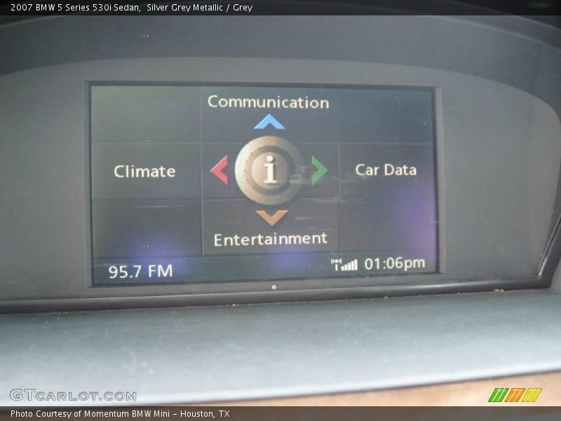 Silver Grey Metallic / Grey 2007 BMW 5 Series 530i Sedan