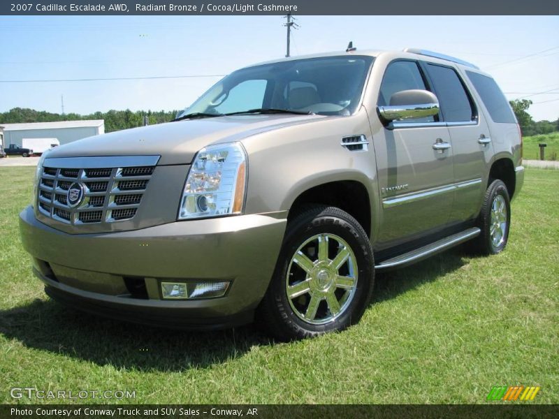 Radiant Bronze / Cocoa/Light Cashmere 2007 Cadillac Escalade AWD