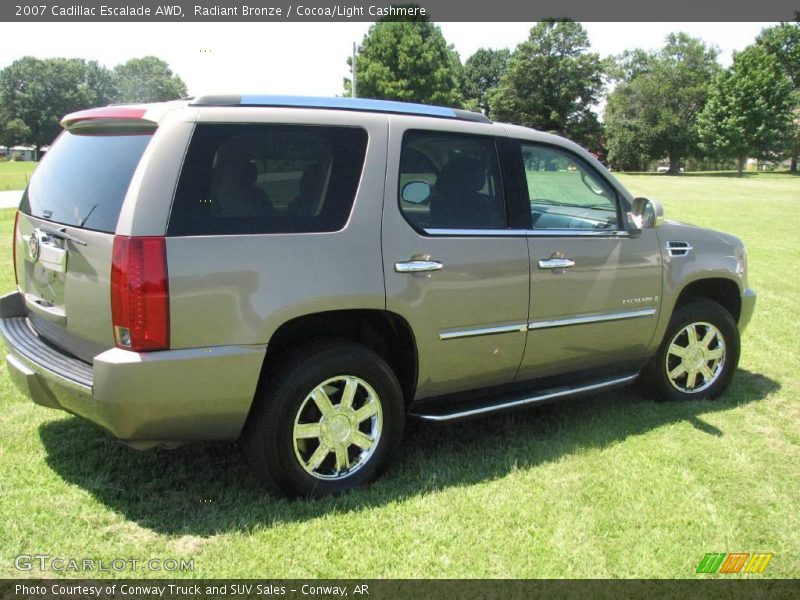 Radiant Bronze / Cocoa/Light Cashmere 2007 Cadillac Escalade AWD