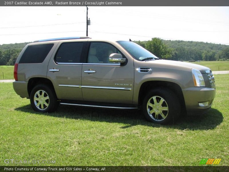 Radiant Bronze / Cocoa/Light Cashmere 2007 Cadillac Escalade AWD