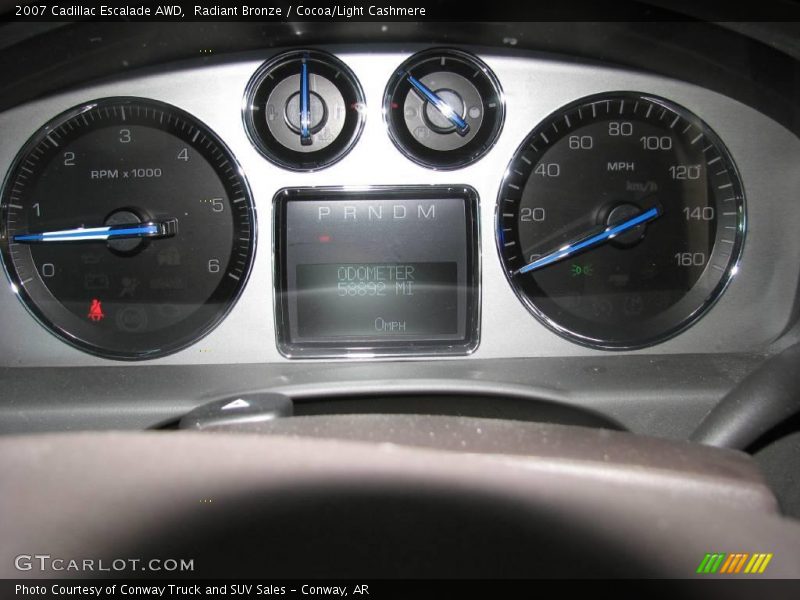 Radiant Bronze / Cocoa/Light Cashmere 2007 Cadillac Escalade AWD