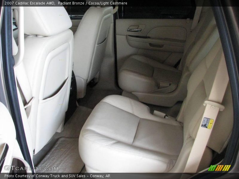 Radiant Bronze / Cocoa/Light Cashmere 2007 Cadillac Escalade AWD