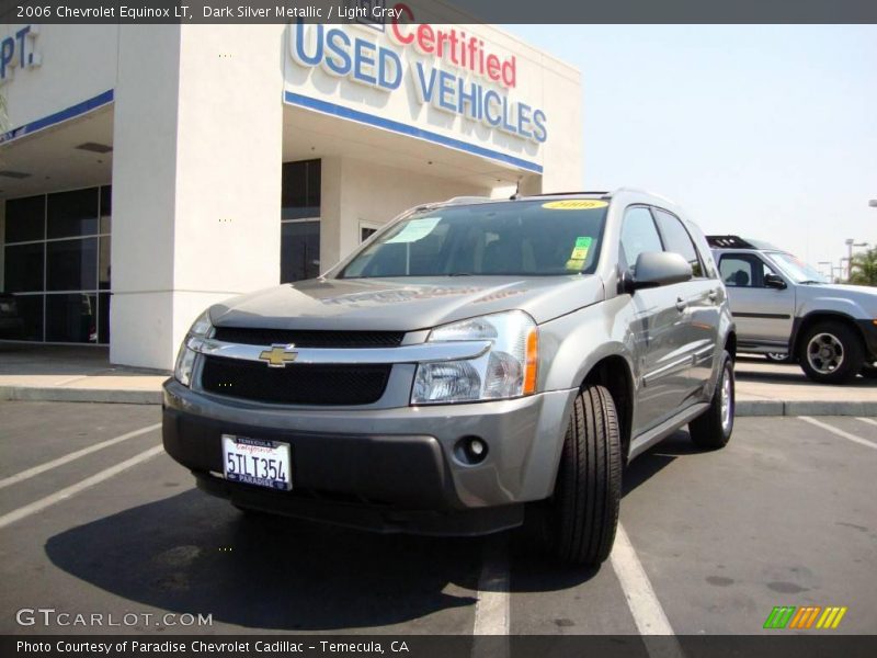 Dark Silver Metallic / Light Gray 2006 Chevrolet Equinox LT