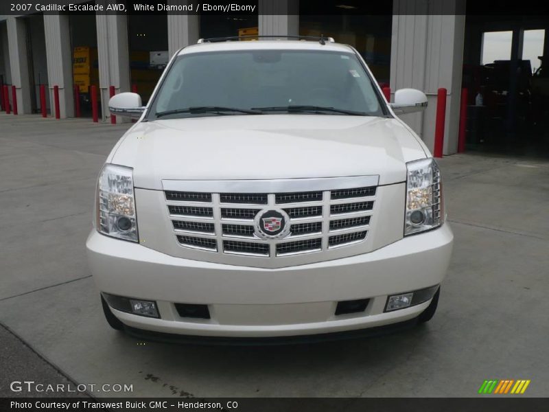 White Diamond / Ebony/Ebony 2007 Cadillac Escalade AWD