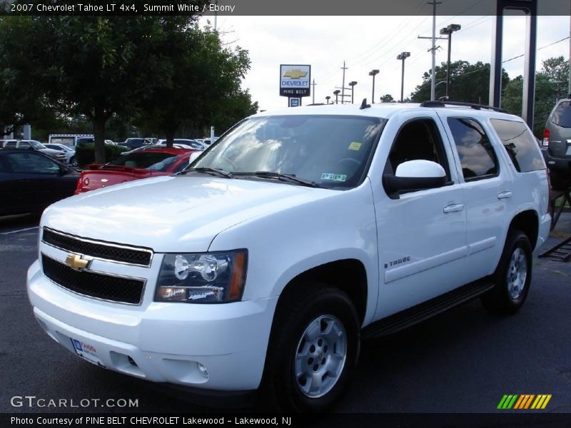 Summit White / Ebony 2007 Chevrolet Tahoe LT 4x4