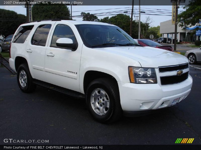 Summit White / Ebony 2007 Chevrolet Tahoe LT 4x4