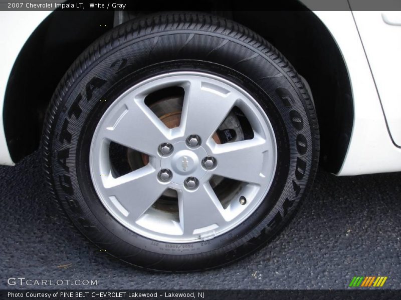 White / Gray 2007 Chevrolet Impala LT