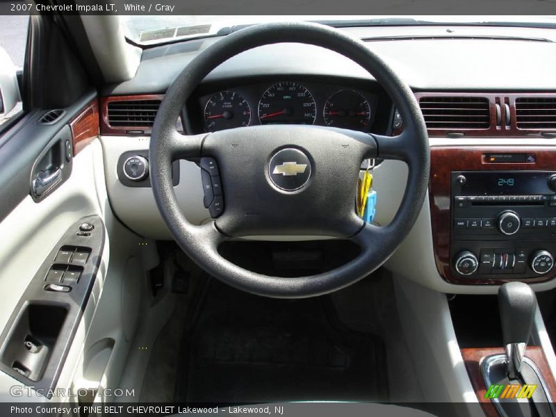 White / Gray 2007 Chevrolet Impala LT