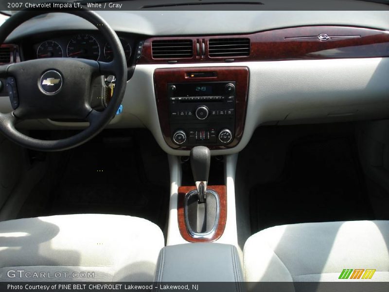 White / Gray 2007 Chevrolet Impala LT