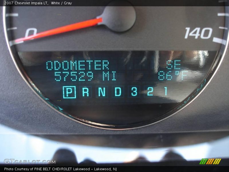White / Gray 2007 Chevrolet Impala LT