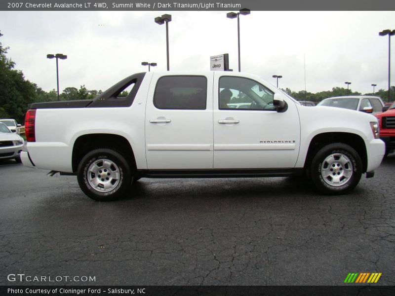 Summit White / Dark Titanium/Light Titanium 2007 Chevrolet Avalanche LT 4WD