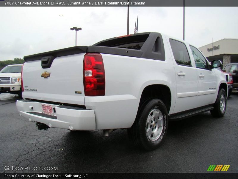 Summit White / Dark Titanium/Light Titanium 2007 Chevrolet Avalanche LT 4WD