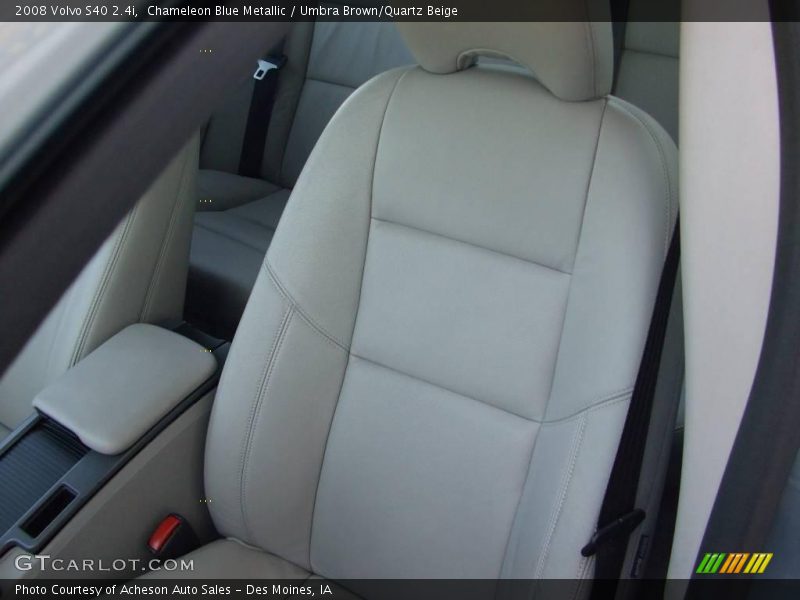 Chameleon Blue Metallic / Umbra Brown/Quartz Beige 2008 Volvo S40 2.4i