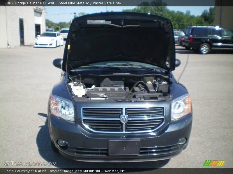 Steel Blue Metallic / Pastel Slate Gray 2007 Dodge Caliber R/T AWD