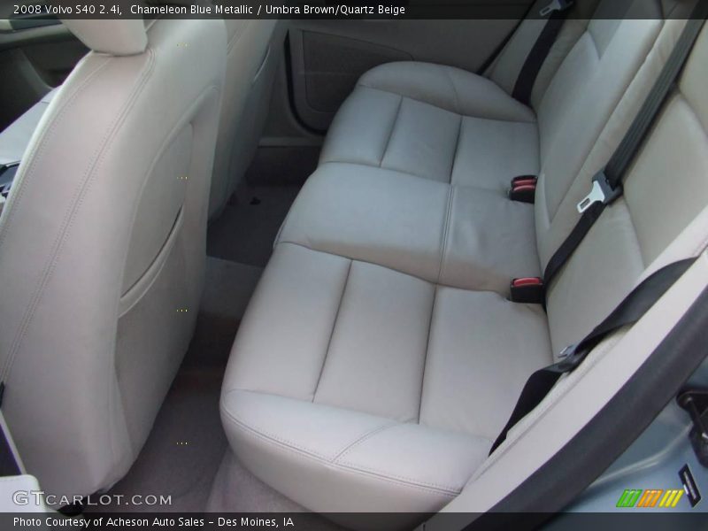 Chameleon Blue Metallic / Umbra Brown/Quartz Beige 2008 Volvo S40 2.4i
