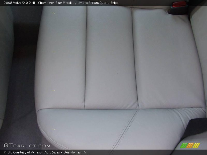 Chameleon Blue Metallic / Umbra Brown/Quartz Beige 2008 Volvo S40 2.4i