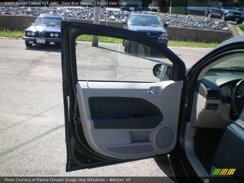 Steel Blue Metallic / Pastel Slate Gray 2007 Dodge Caliber R/T AWD