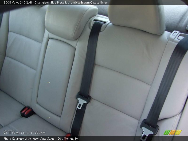 Chameleon Blue Metallic / Umbra Brown/Quartz Beige 2008 Volvo S40 2.4i