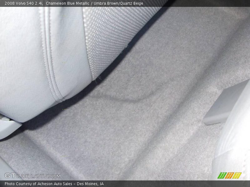 Chameleon Blue Metallic / Umbra Brown/Quartz Beige 2008 Volvo S40 2.4i