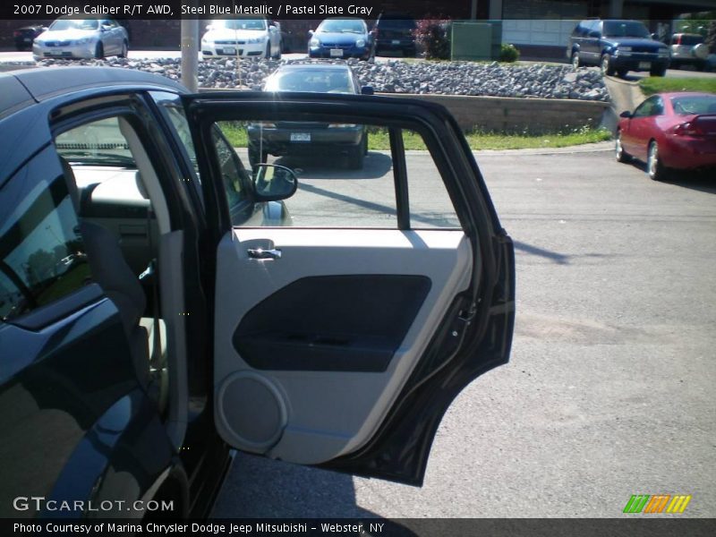 Steel Blue Metallic / Pastel Slate Gray 2007 Dodge Caliber R/T AWD