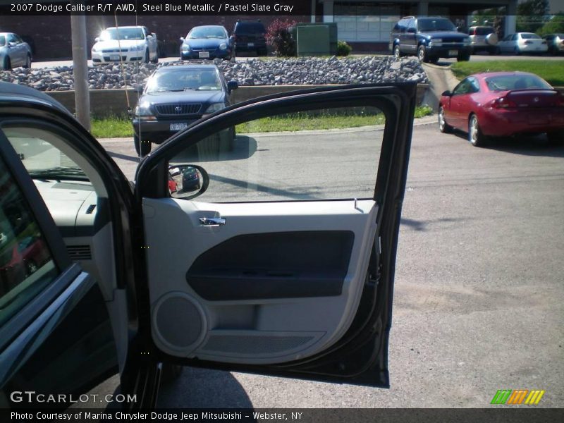 Steel Blue Metallic / Pastel Slate Gray 2007 Dodge Caliber R/T AWD