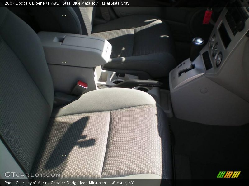 Steel Blue Metallic / Pastel Slate Gray 2007 Dodge Caliber R/T AWD