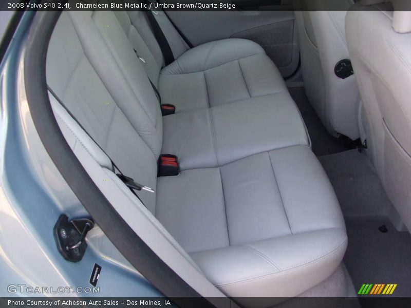 Chameleon Blue Metallic / Umbra Brown/Quartz Beige 2008 Volvo S40 2.4i