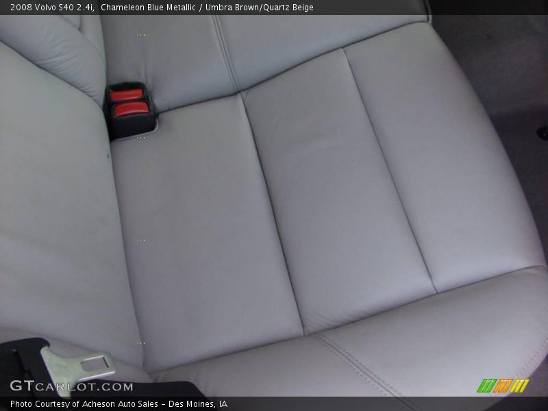 Chameleon Blue Metallic / Umbra Brown/Quartz Beige 2008 Volvo S40 2.4i