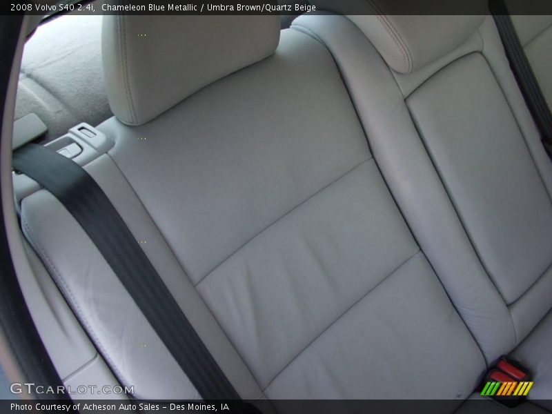 Chameleon Blue Metallic / Umbra Brown/Quartz Beige 2008 Volvo S40 2.4i