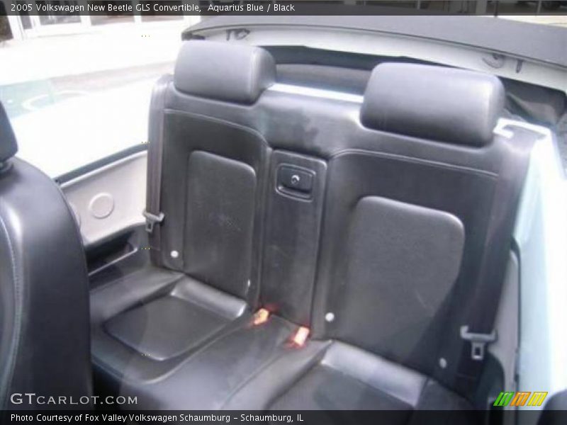 Aquarius Blue / Black 2005 Volkswagen New Beetle GLS Convertible