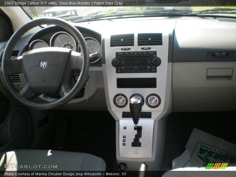 Steel Blue Metallic / Pastel Slate Gray 2007 Dodge Caliber R/T AWD