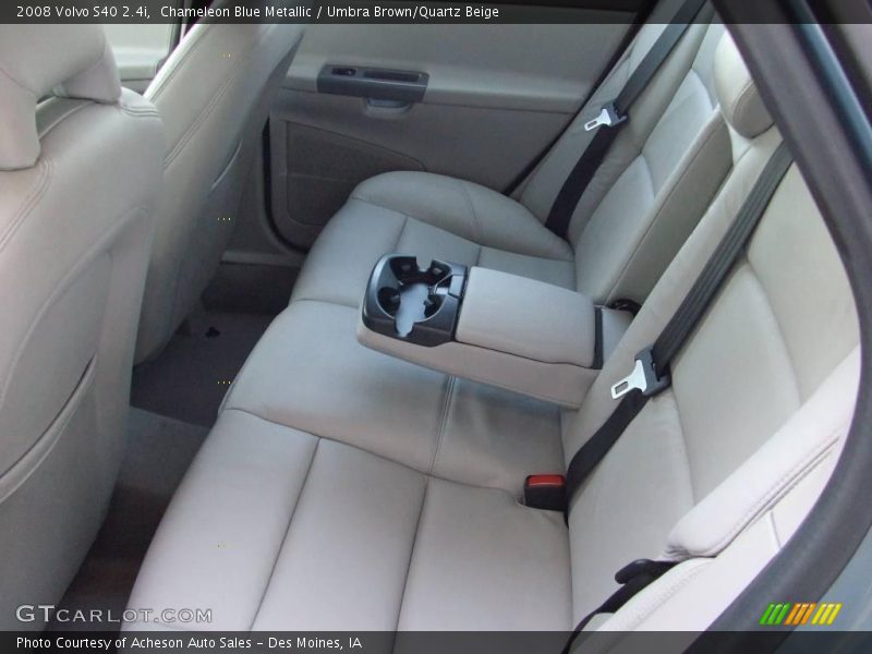 Chameleon Blue Metallic / Umbra Brown/Quartz Beige 2008 Volvo S40 2.4i