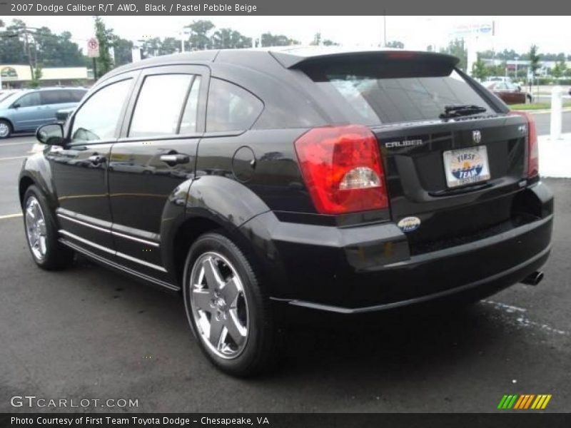 Black / Pastel Pebble Beige 2007 Dodge Caliber R/T AWD