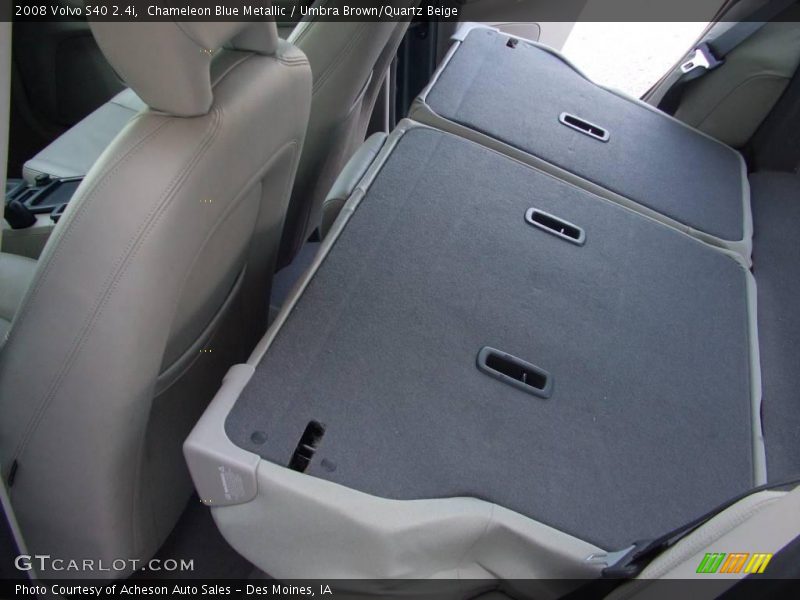 Chameleon Blue Metallic / Umbra Brown/Quartz Beige 2008 Volvo S40 2.4i