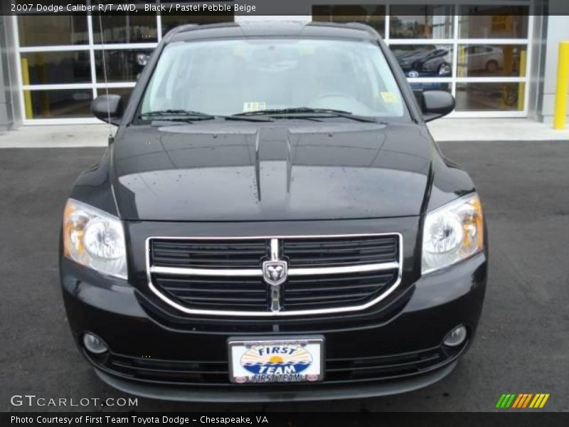 Black / Pastel Pebble Beige 2007 Dodge Caliber R/T AWD