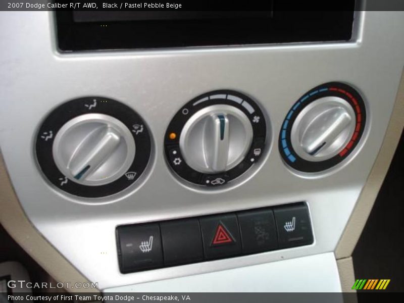 Black / Pastel Pebble Beige 2007 Dodge Caliber R/T AWD