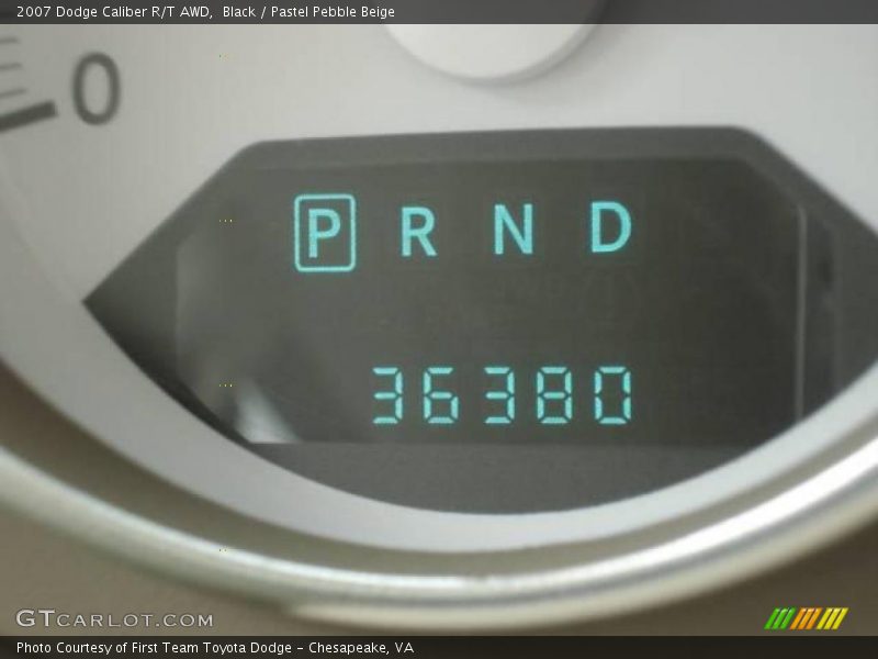 Black / Pastel Pebble Beige 2007 Dodge Caliber R/T AWD