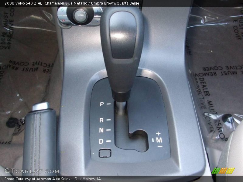 Chameleon Blue Metallic / Umbra Brown/Quartz Beige 2008 Volvo S40 2.4i