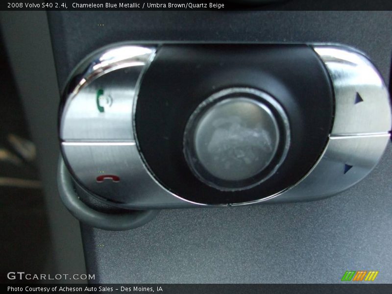 Chameleon Blue Metallic / Umbra Brown/Quartz Beige 2008 Volvo S40 2.4i